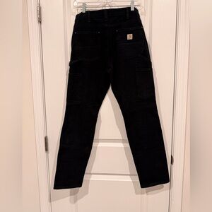 Carhartt Straight Fit double knee Black Trousers